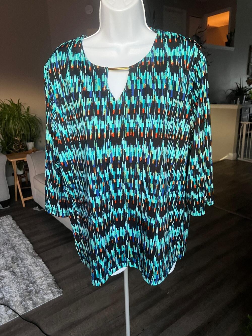 Salon Studio Womens Blouse Size Petite Large #636